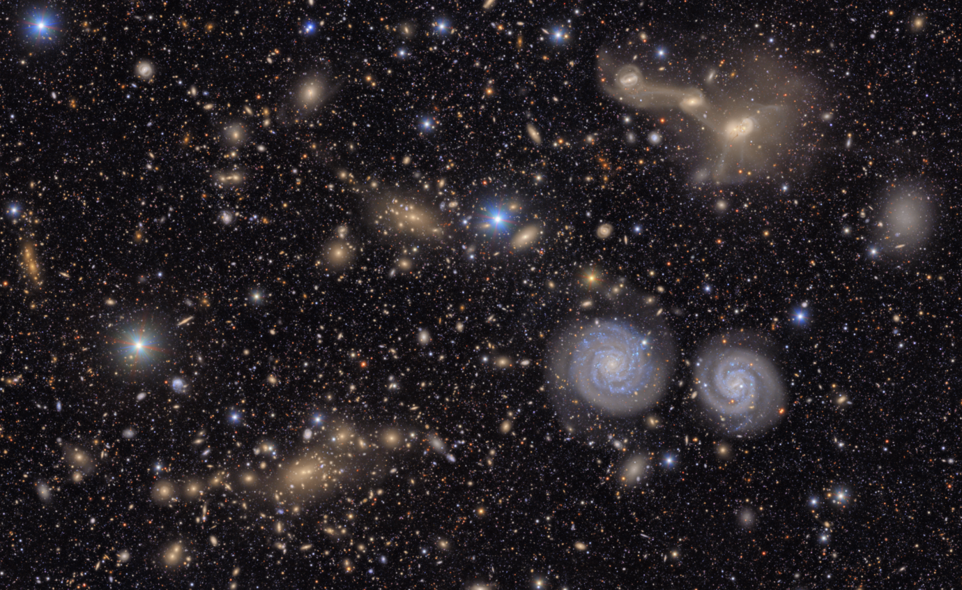 Virgo Cluster (part) from the Rubin Observatory