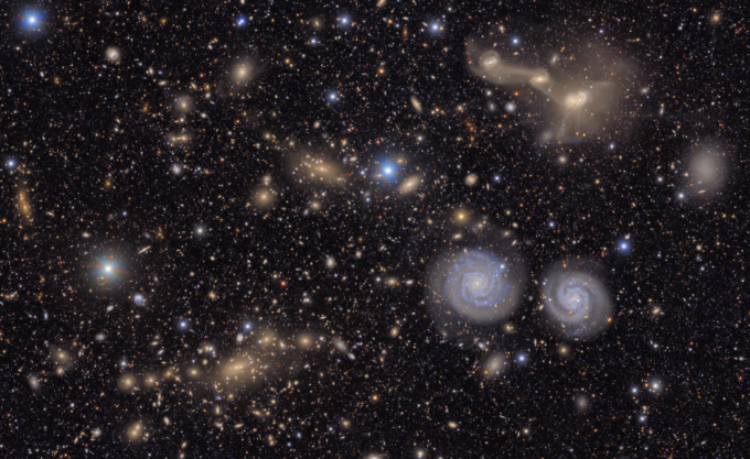 Virgo Cluster (part) from the Rubin Observatory