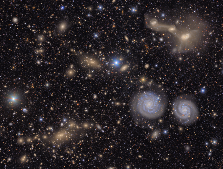 Virgo Cluster (part) from the Rubin Observatory